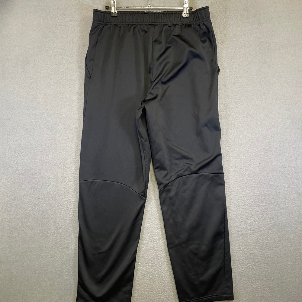Nike Therma-FIT Training Pants Mens L Black Fleece Lined Tapered 800191-010 - Picture 2 of 9